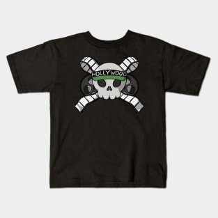 Film makers Jolly Roger pirate flag (no caption) Kids T-Shirt